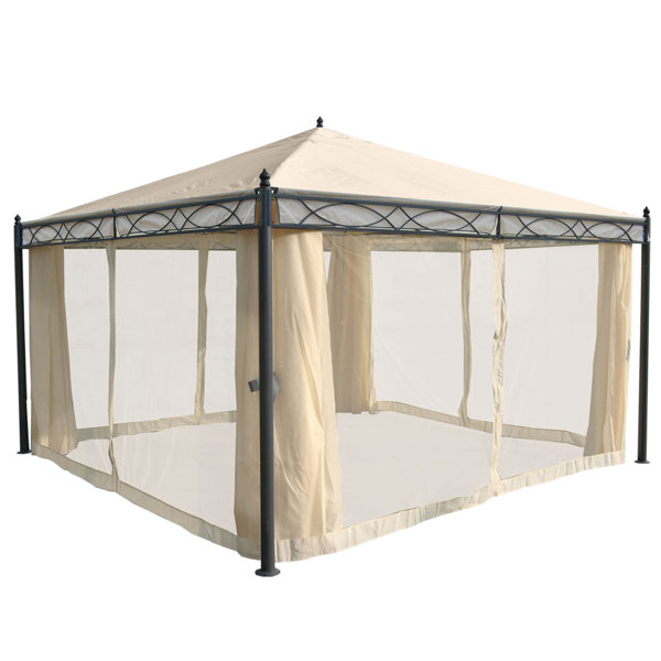 Garten Living 394 cm x 294 cm Terrasse Dov aus Stahl | Wayfair.de